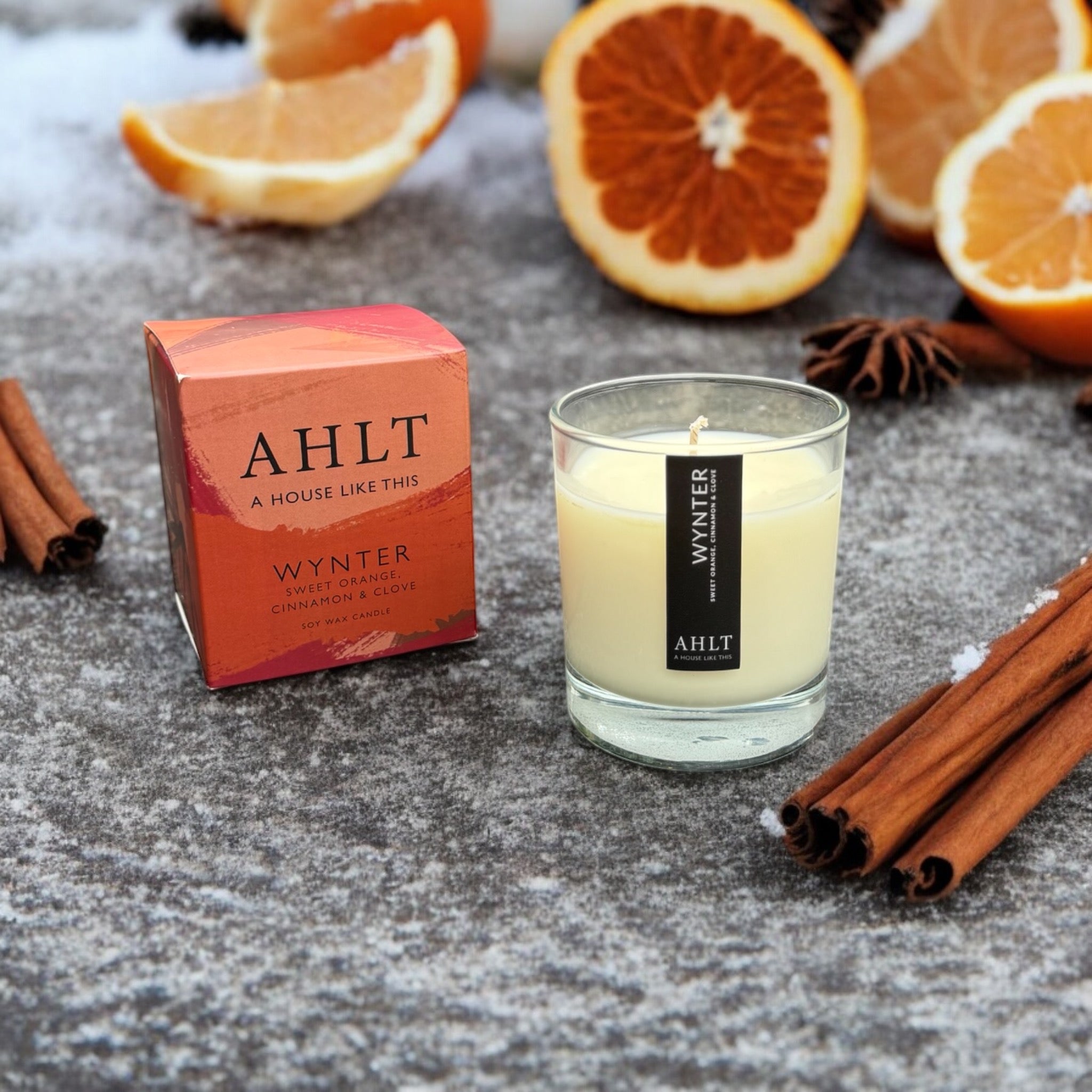 winter soy wax candle, cinnamon, clove, mulled wine vibes. star anise gift guide